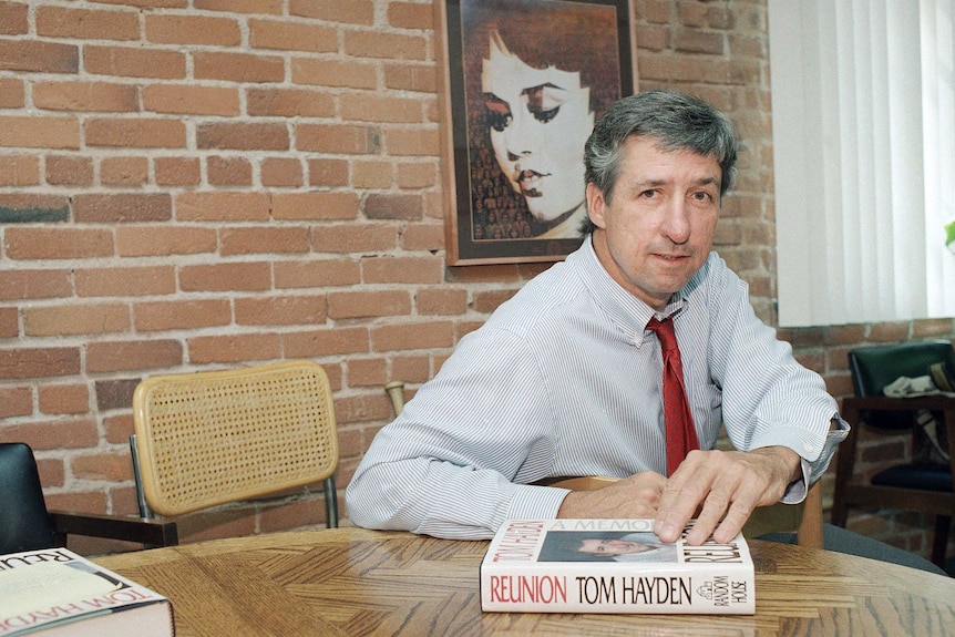 Activist and politician Tom Hayden