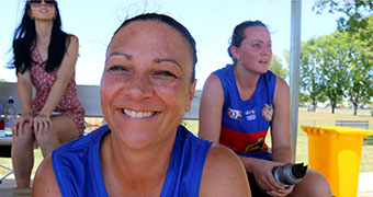 Darwin AFL player Kylie Sullivan