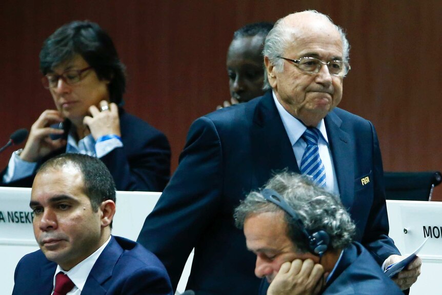 Sepp Blatter at FIFA meeting