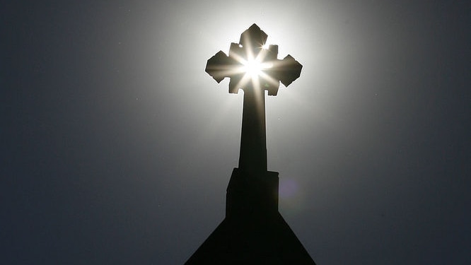 A church's cross