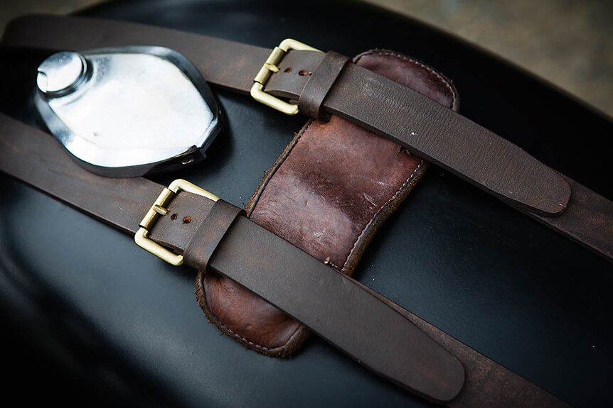 leather accessories add a sense of age