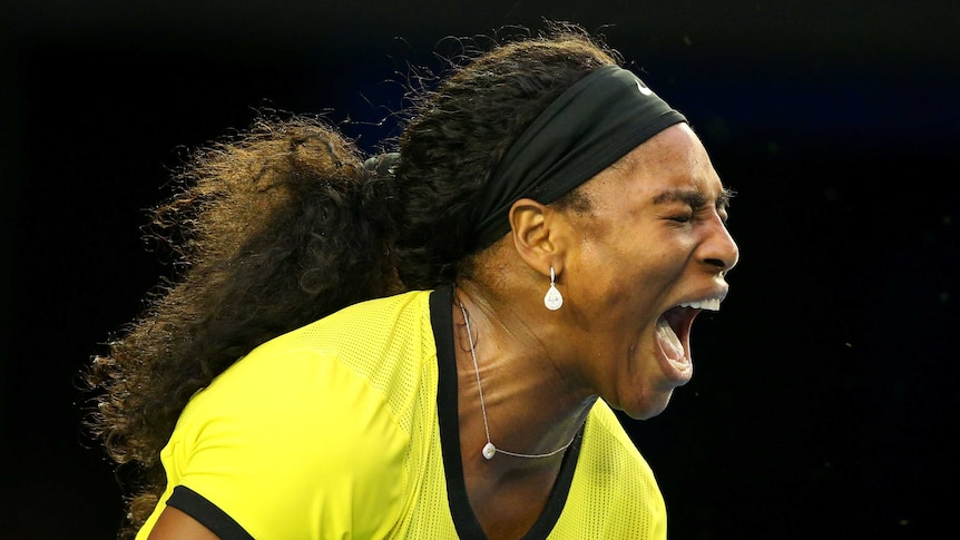 Williams screams out against Kerber