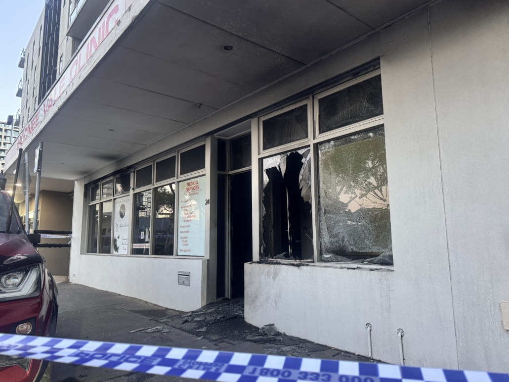 Moonee Ponds medical centre targeted in arson attack, cars set alight ...
