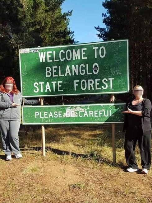 Belanglo State Forest sign