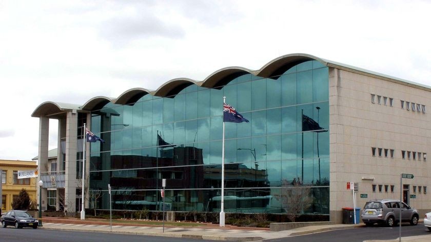 The Bathurst Regional Council building at the central western NSW town of Bathurst