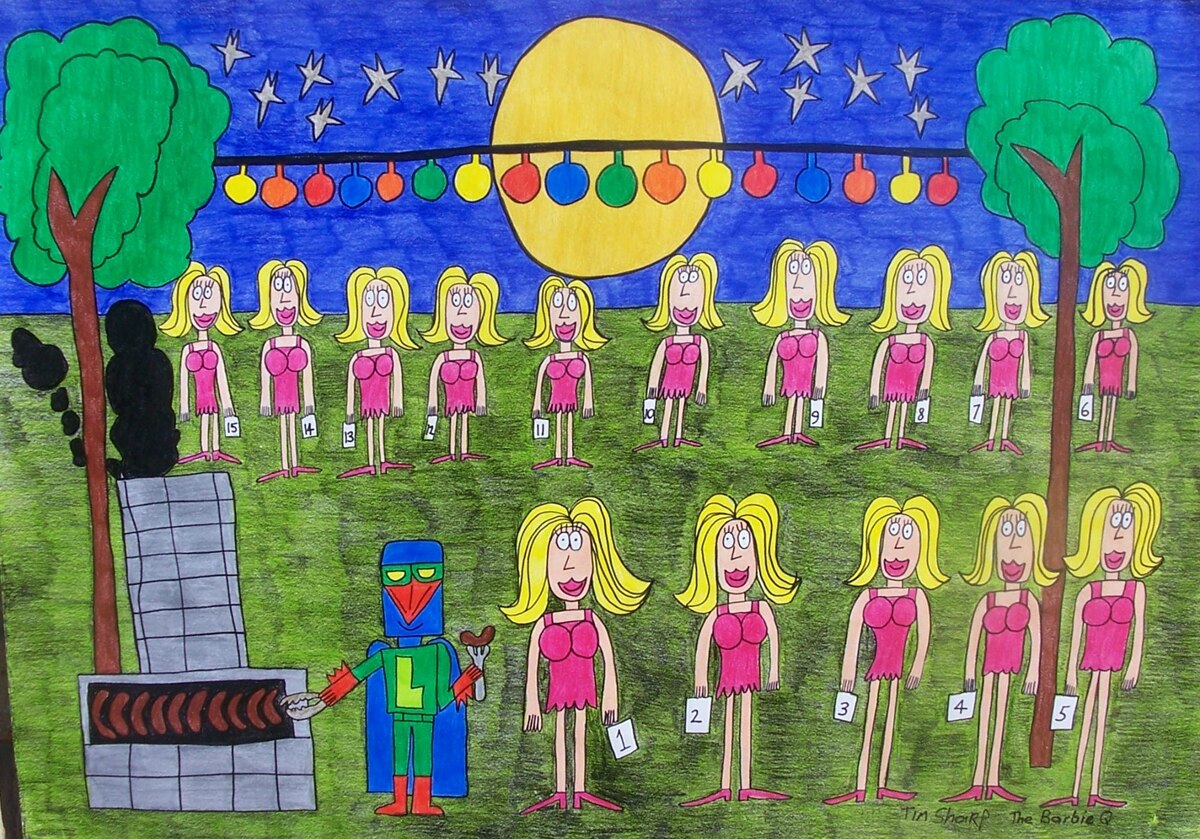 Silent superhero Laser Beak Man, created by young boy with autism ...