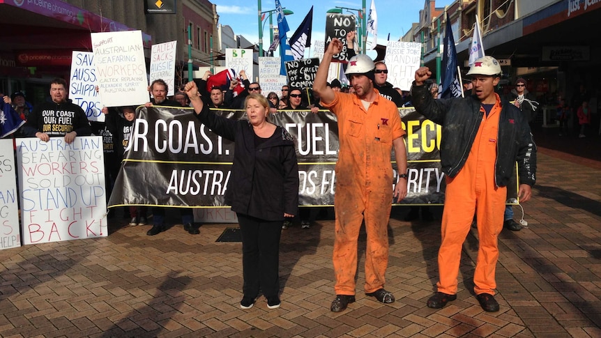 Devonport oil tanker rally