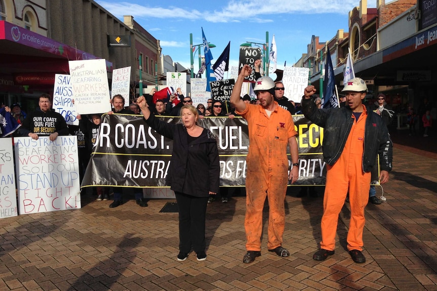 Devonport oil tanker rally