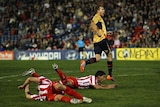 Jeremy Brockie's first goal for Newcastle was wiped out by an unlucky equaliser from one of his own.