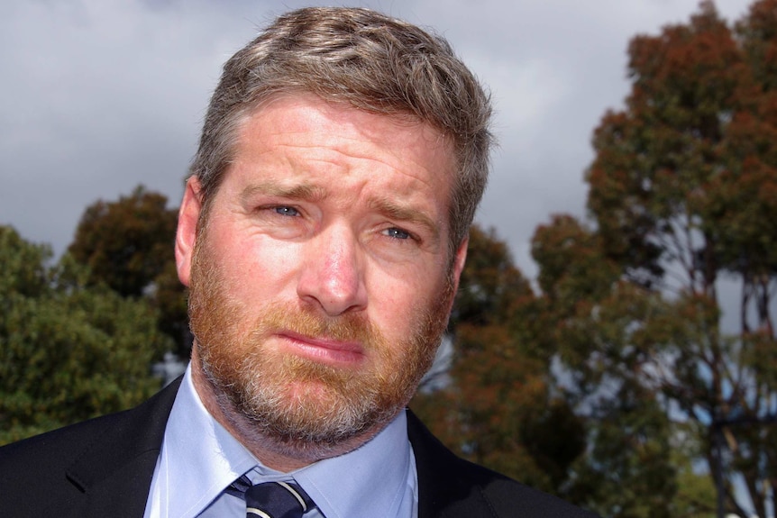 A tight head shot of WA Nationals leader Brendon Grylls.