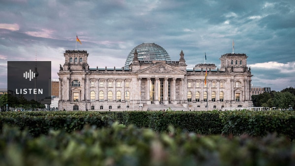 Reichstag building. Has Audio.