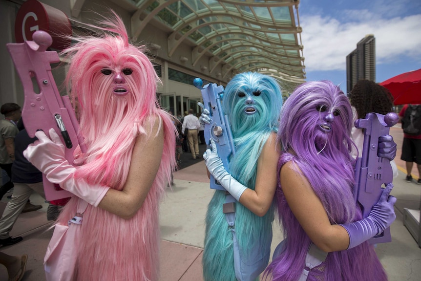'Chew's Angels' at Comic-Con, California