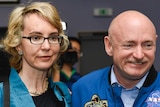 Former US Congresswoman Gabrielle Giffords and her husband Mark Kelly
