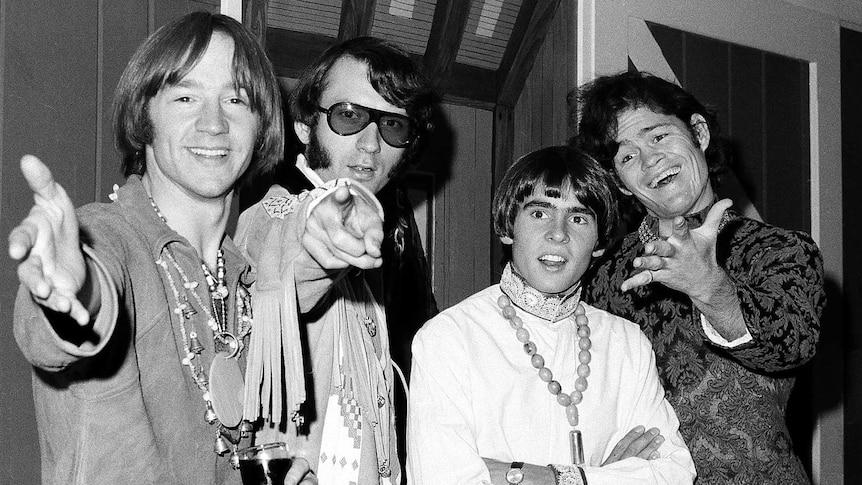 The Monkees: Peter Tork, Mike Nesmith, David Jones and Micky Dolenz in 1967