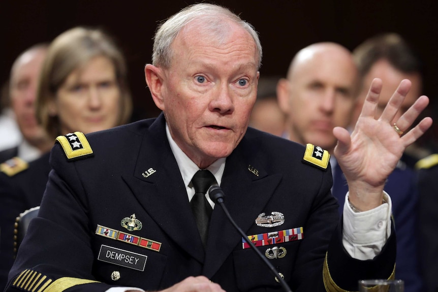 Chairman of the US Joint Chiefs of Staff Army General Martin Dempsey