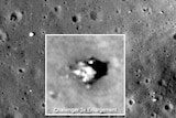 NASA image of where the Apollo 17 mission had been on the moon