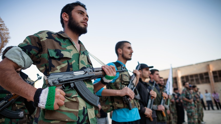 New recruits join the Free Syrian Army