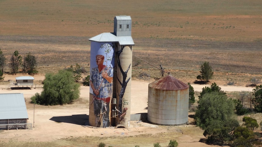 Silos in Patchewollock.