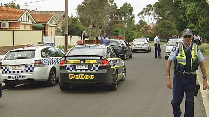 Police officers have shot a man they say was armed with a number of knives in Melbourne's north-west.