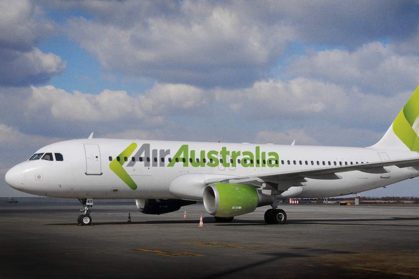 A large aircraft at an airport