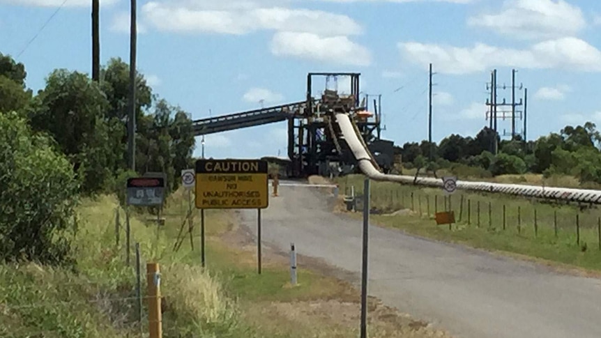 The entry point to Anglo American's Dawson mine near Moura