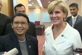 Julie Bishop meets Indonesian foreign minister Retno Marsudi