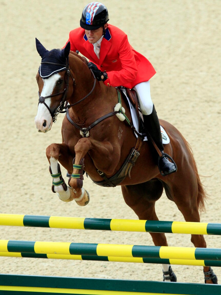 Boyd Martin on Neville Bardos at the World Equestrian Games in Kentucky.