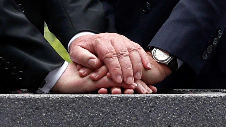 Francois Hollande and Joachim Gauk