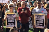 Asylum seeker protest at State Library of Victoria