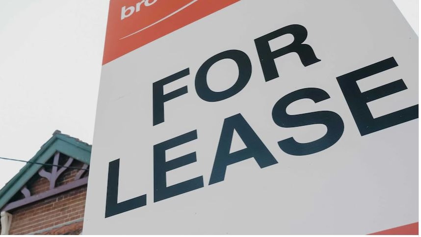 A for lease sign