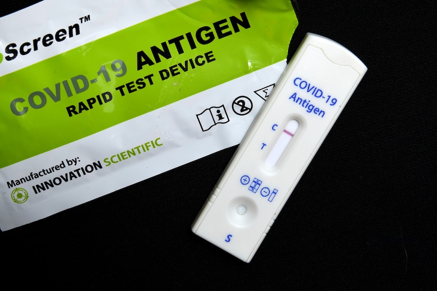a rapid antigen test