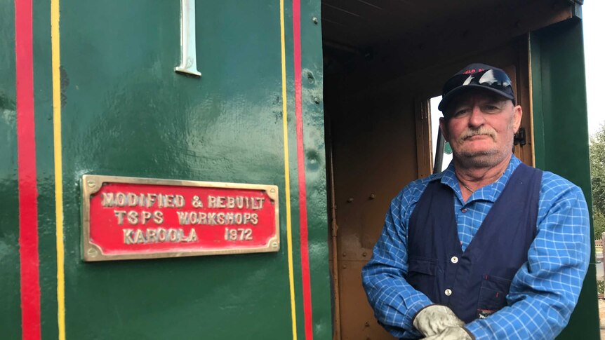 Alan Walkley, steamfest volunteer.