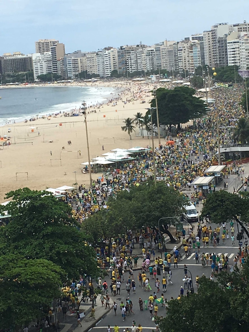 Rio protesters call on president's removal