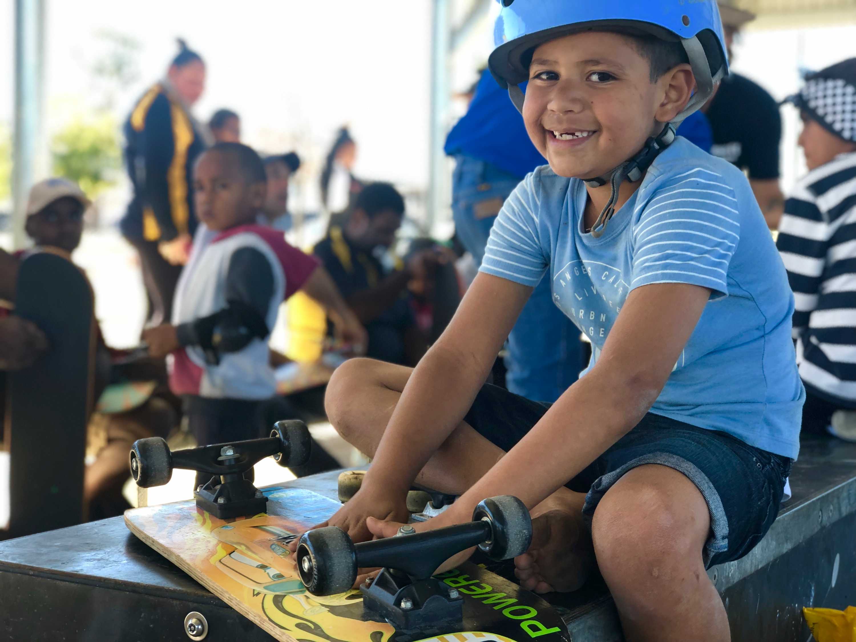 Skateboarder rolls in to the South Burnett to keep kids in the skate ...