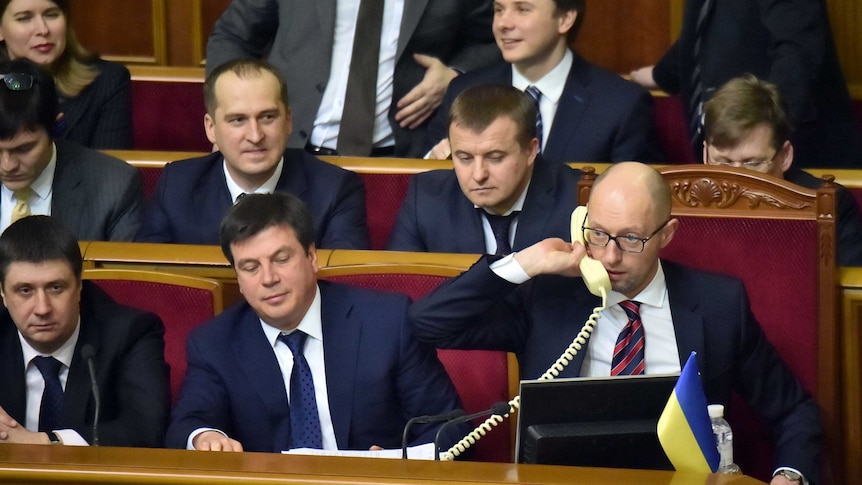 Ukrainian Prime Minister Arseniy Yatsenyuk