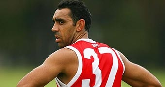 Adam Goodes at training