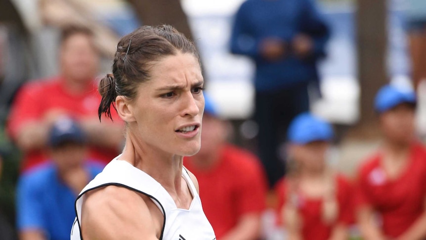 Andrea Petkovic says having the wrong anthem played before her match was ignorant.