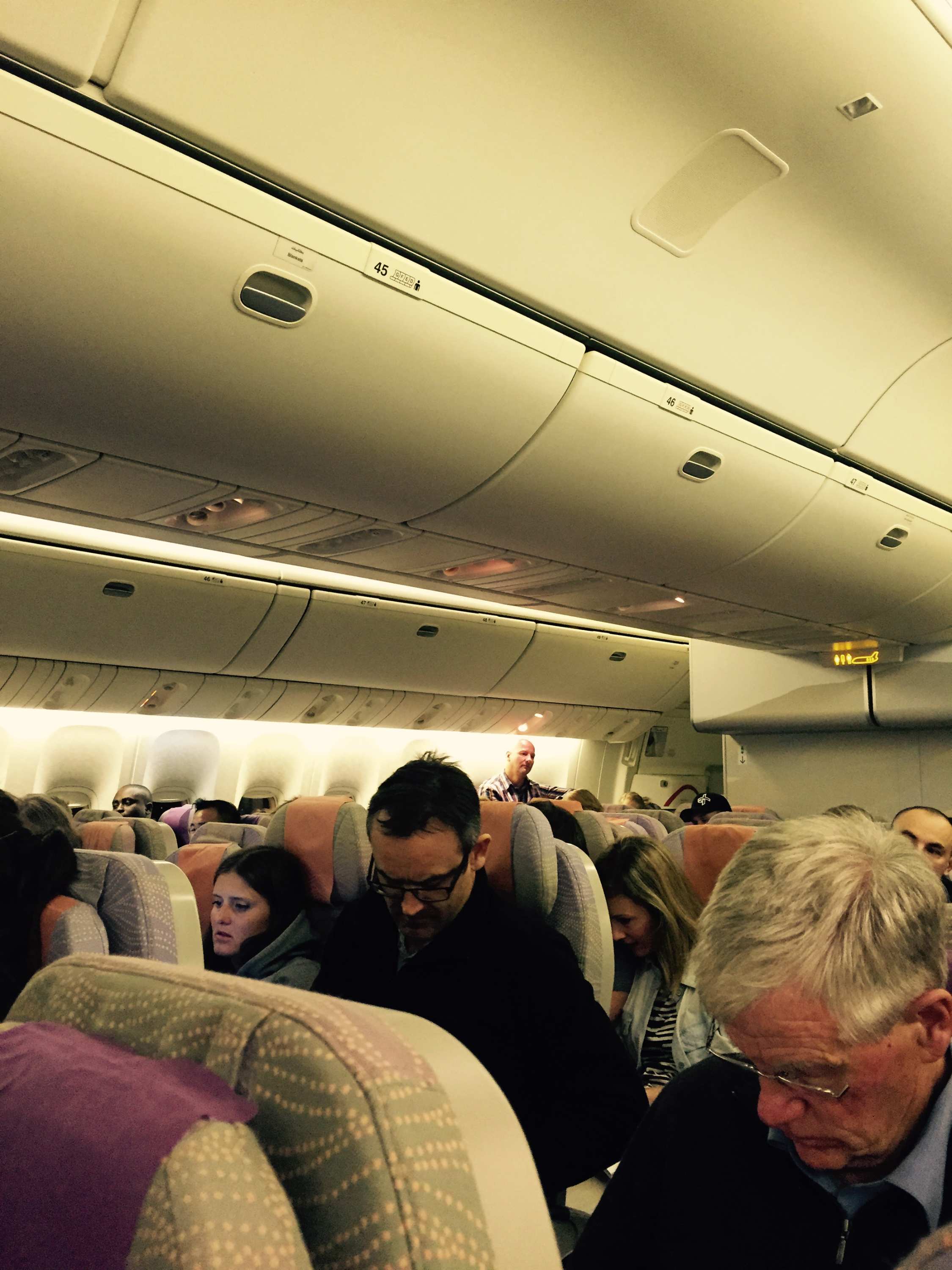 Passengers 'vomit in fear' after mobile phone bomb scare causes ...