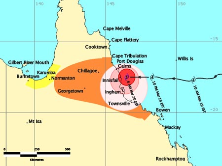 Map Of Innisfail Qld Lessons From Larry Show Cyclones Can Be Ovals - Abc News