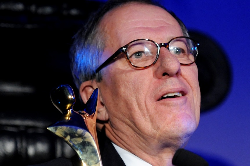 Geoffrey Rush unveils the AACTA trophy
