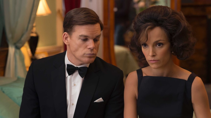 John F Kennedy (Michael C Hall) and Jackie Kennedy (Jodi Balfour) in The Crown.
