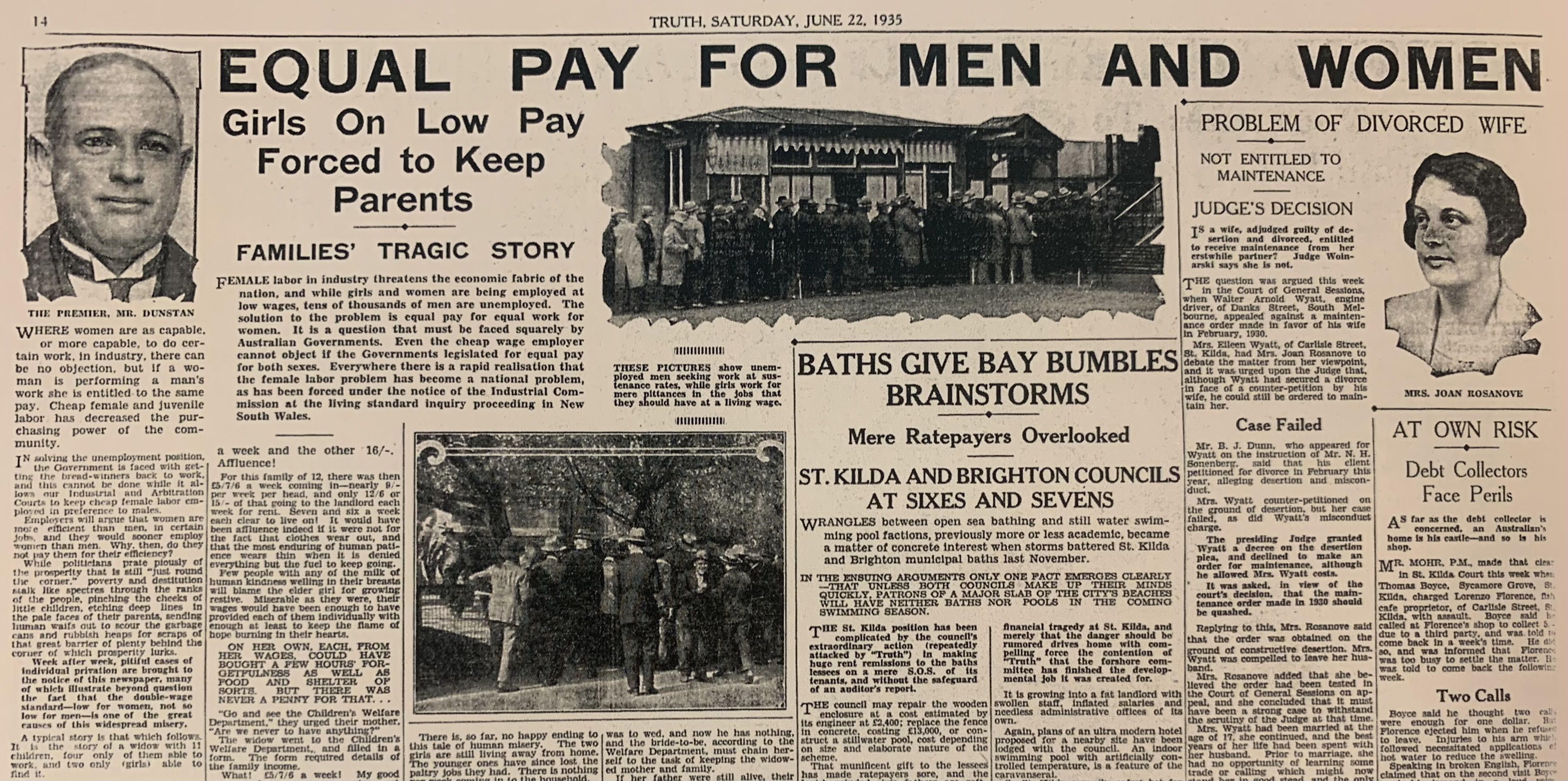 The Truth newspaper June 22 1935