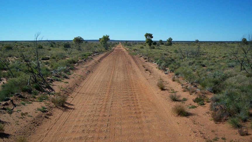 Straight as a gun barrel - the gunbarrell highway in central Australia