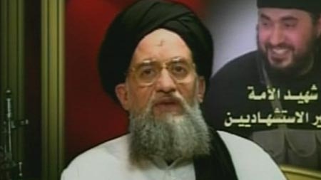 Al Qaeda number two Ayman al-Zawahiri.