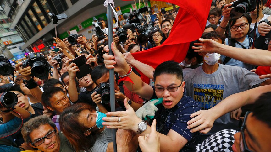 Hong Kong protests Friday