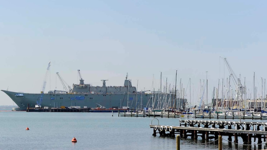 BAE Systems shipyard in Williamstown