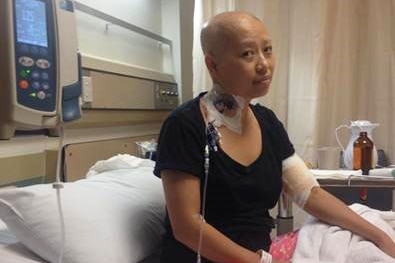 Terese Trinh undergoing chemotherapy
