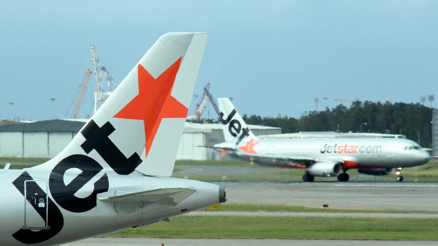 Two Jetstar planes