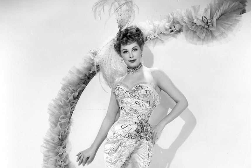 Arlene Dahl in the 1953 film Here Comes the Girls.