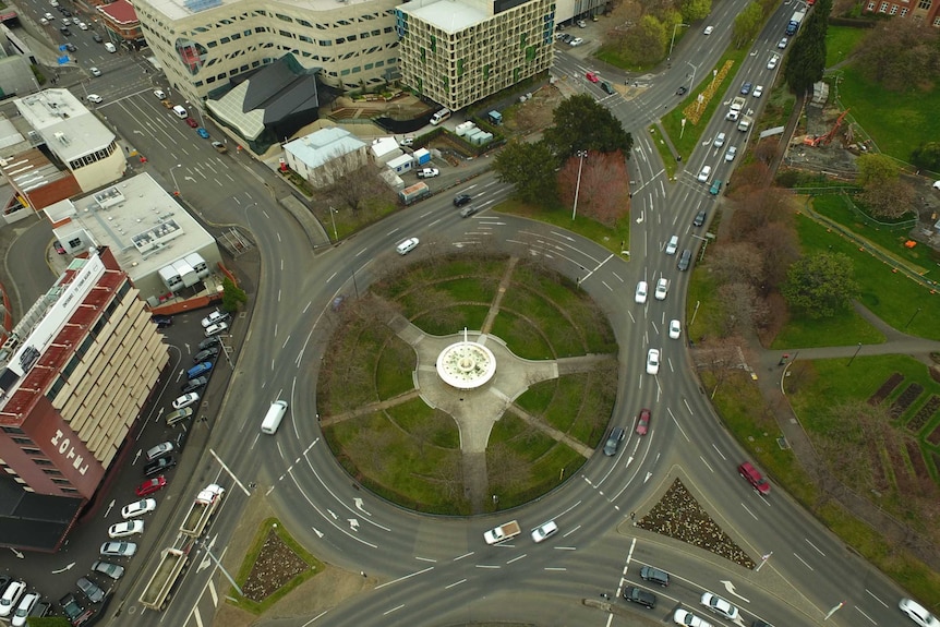 Drone Railway Roundabout 4
